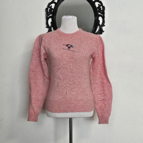 Hunt Club Sweaters - Vintage Hunt Club Pink Ski Sweater
